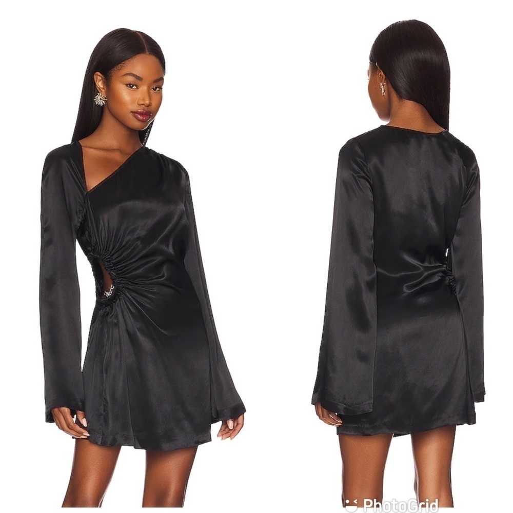 L’Academie Eira Mini Dress in Black - Picture 1 of 15